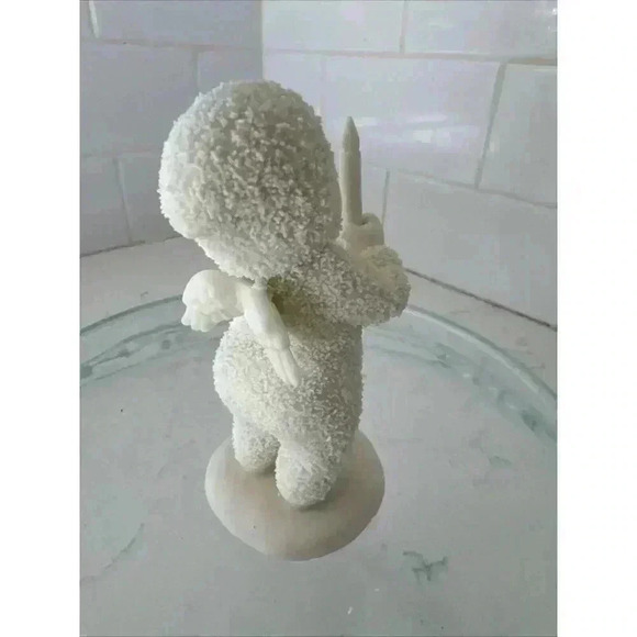 Snowbabies Just One Little Candle Dept 56 Winter Tales Snow Baby - Picture 6 of 11